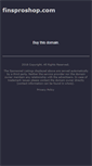 Mobile Screenshot of finsproshop.com